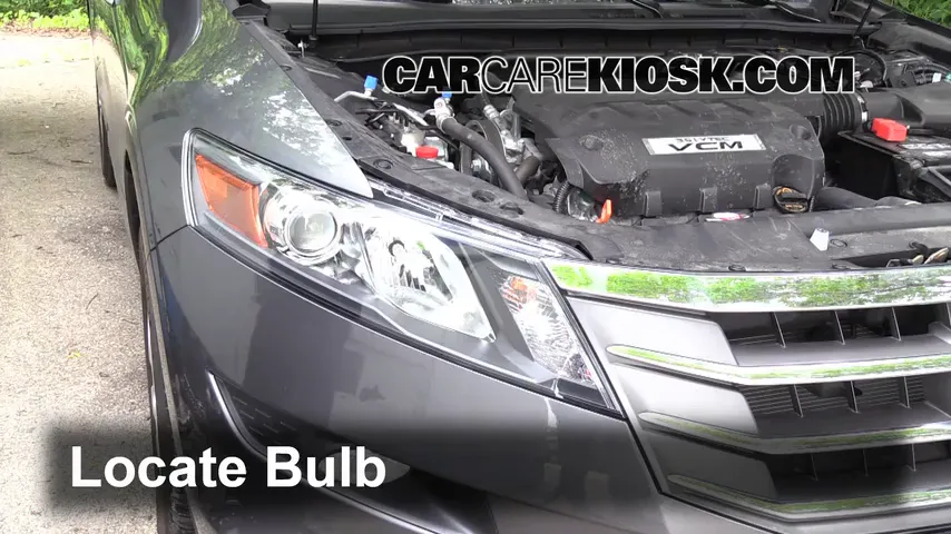 2012 Honda Crosstour EX-L 3.5L V6 Lights Highbeam (replace bulb)